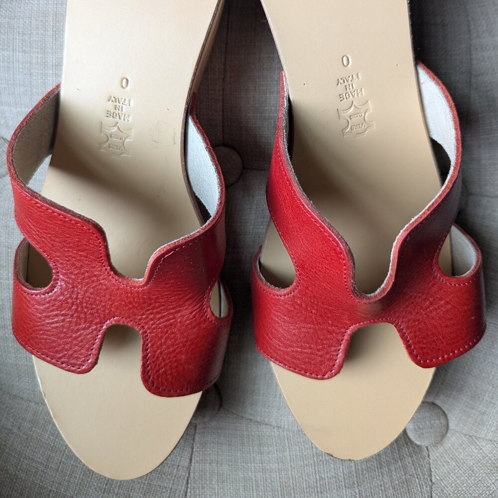 SANDALS FROM ITALY VERA PELLE Size 7.5 (but more likely an 8)